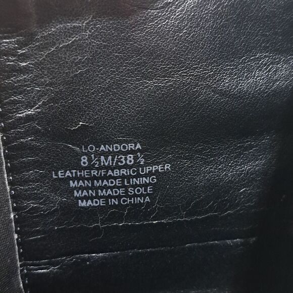 Louise Et Cie Lo- Andora Minimalist Boho Goth Over The Knee Boots Siz 8.5 Black - Picture 11 of 13